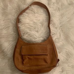 Fossil purse with built-in-wallet